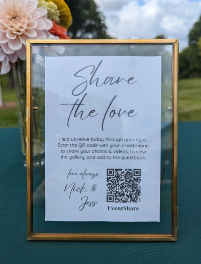 event qr code sign